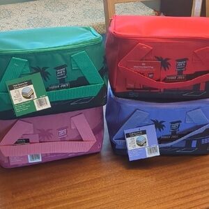 Trader Joe's Colorful Insulated Lunch Bags